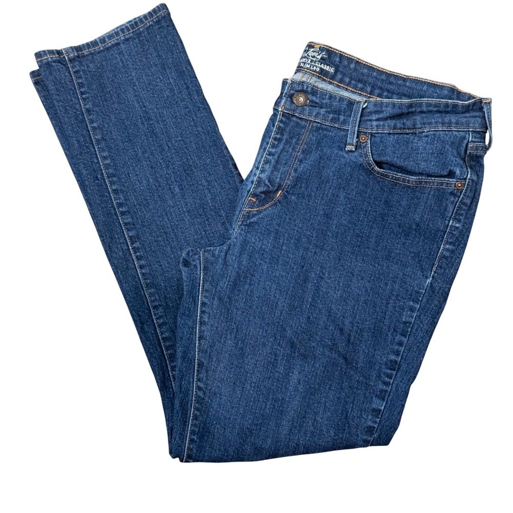 Levi's Womens Curve ID Slight Curve Classic Jeans (34/14) Slim Leg Stretch Denim